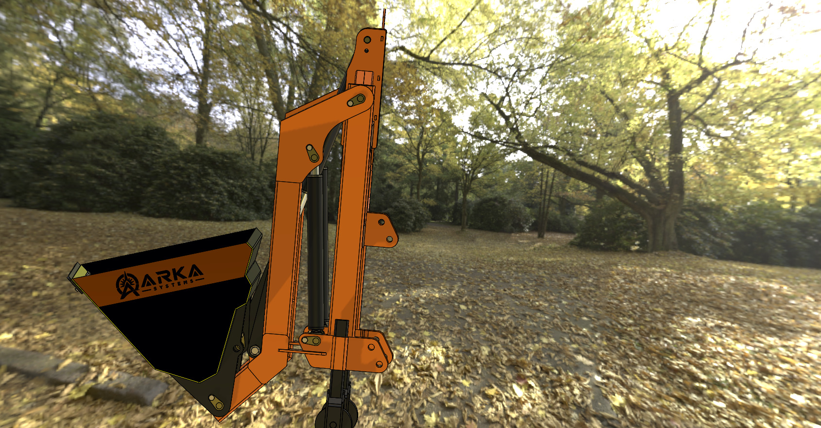 ARKA hydraulic loader attachment